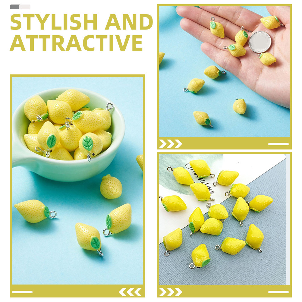 20 Pezzi Ciondoli Limone in Re - Resin Crafts Diy recensione e prezzo