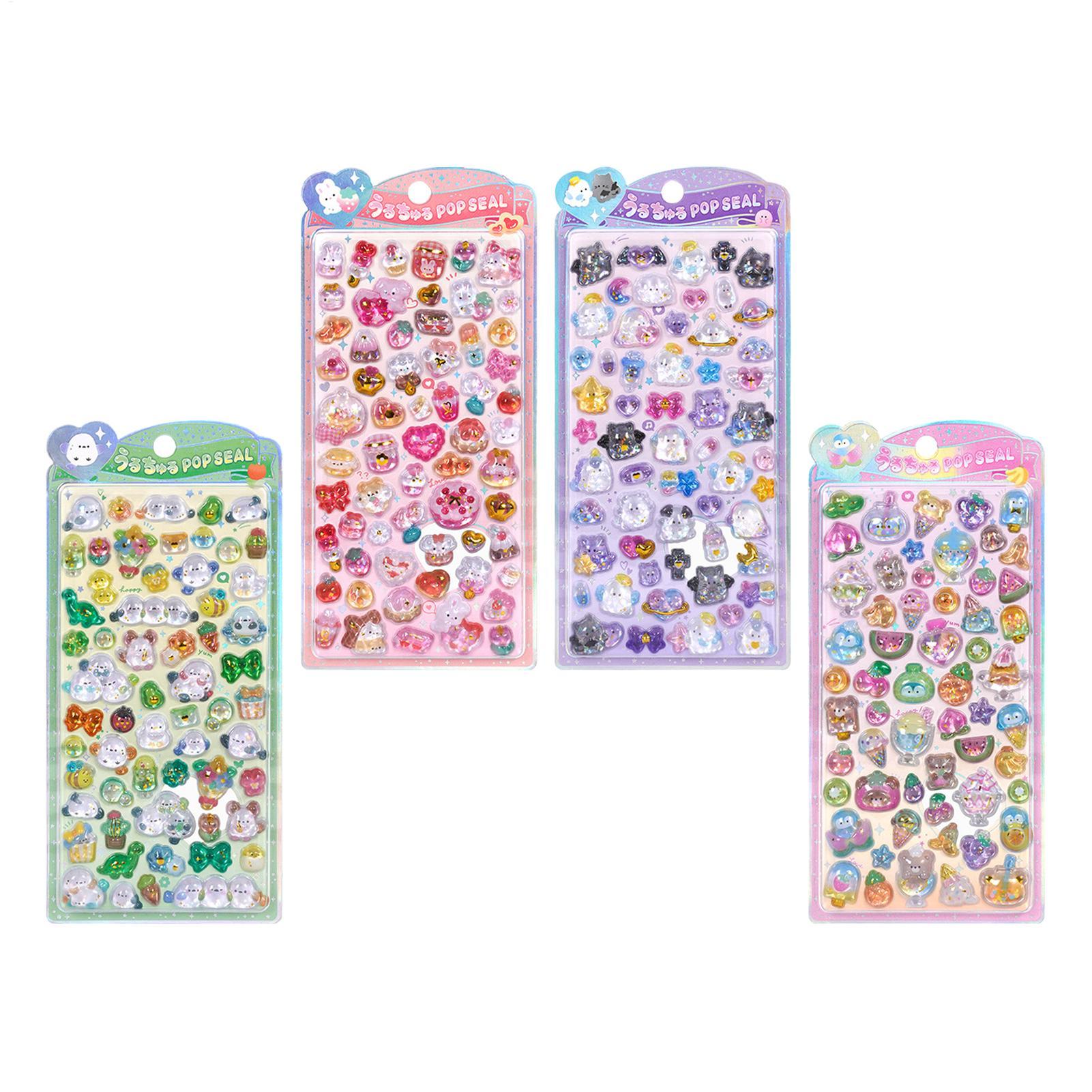Confezione di adesivi carini A - Resin Glitter Pack recensione e prezzo