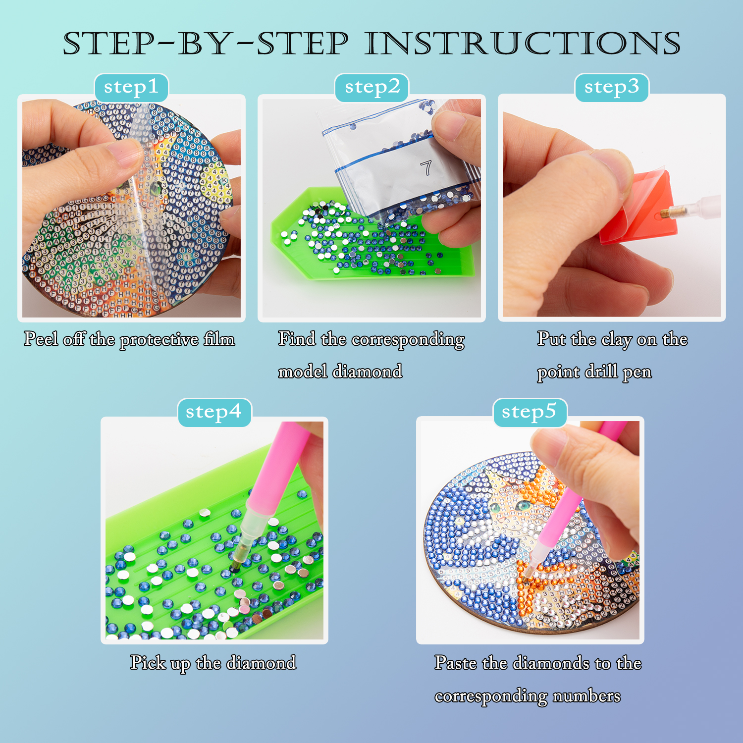 Set di 8 Sottobicchieri Dipint - Resin Craft Kit recensione e prezzo