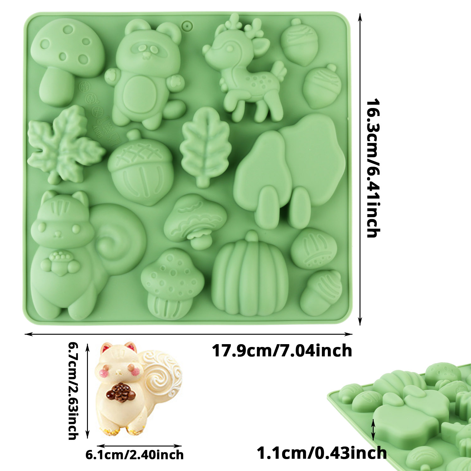 1 stampo in silicone a forma d - Resin Craft Material recensione e prezzo