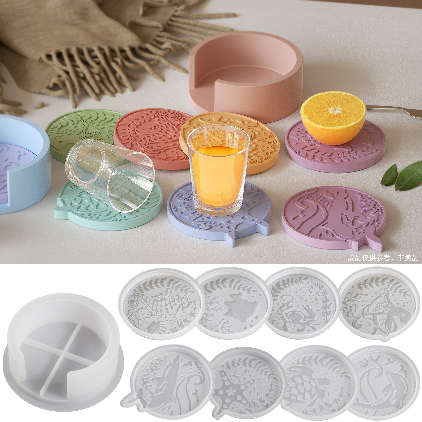 Base di stoccaggio per sottobi - Resin Ocean Wave Mold recensione e prezzo