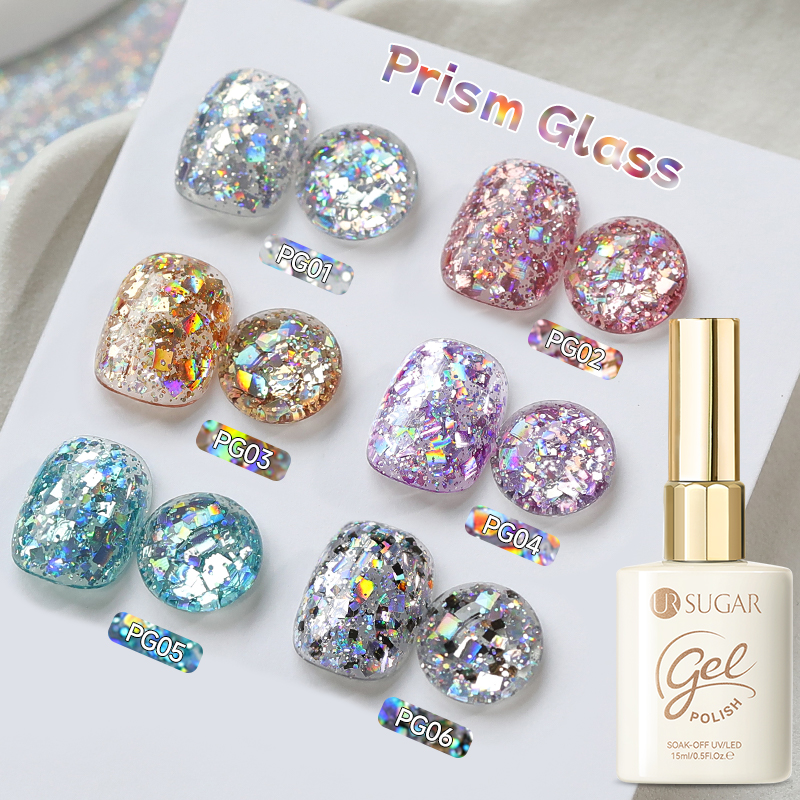 UR SUGAR Set di 6 Smalti Gel G - Resin Glitter Pack recensione e prezzo