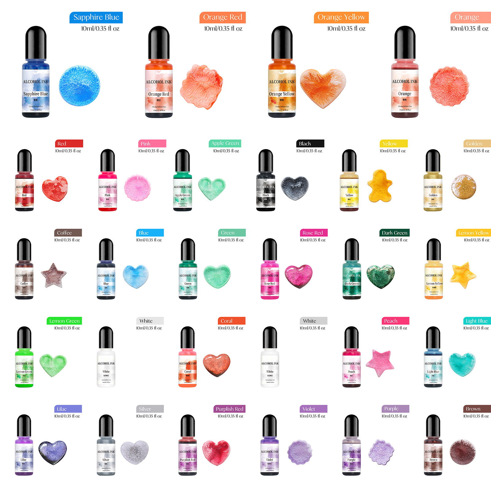 10ml colorante colorante per f - Resin Dye Alcohol recensione e prezzo