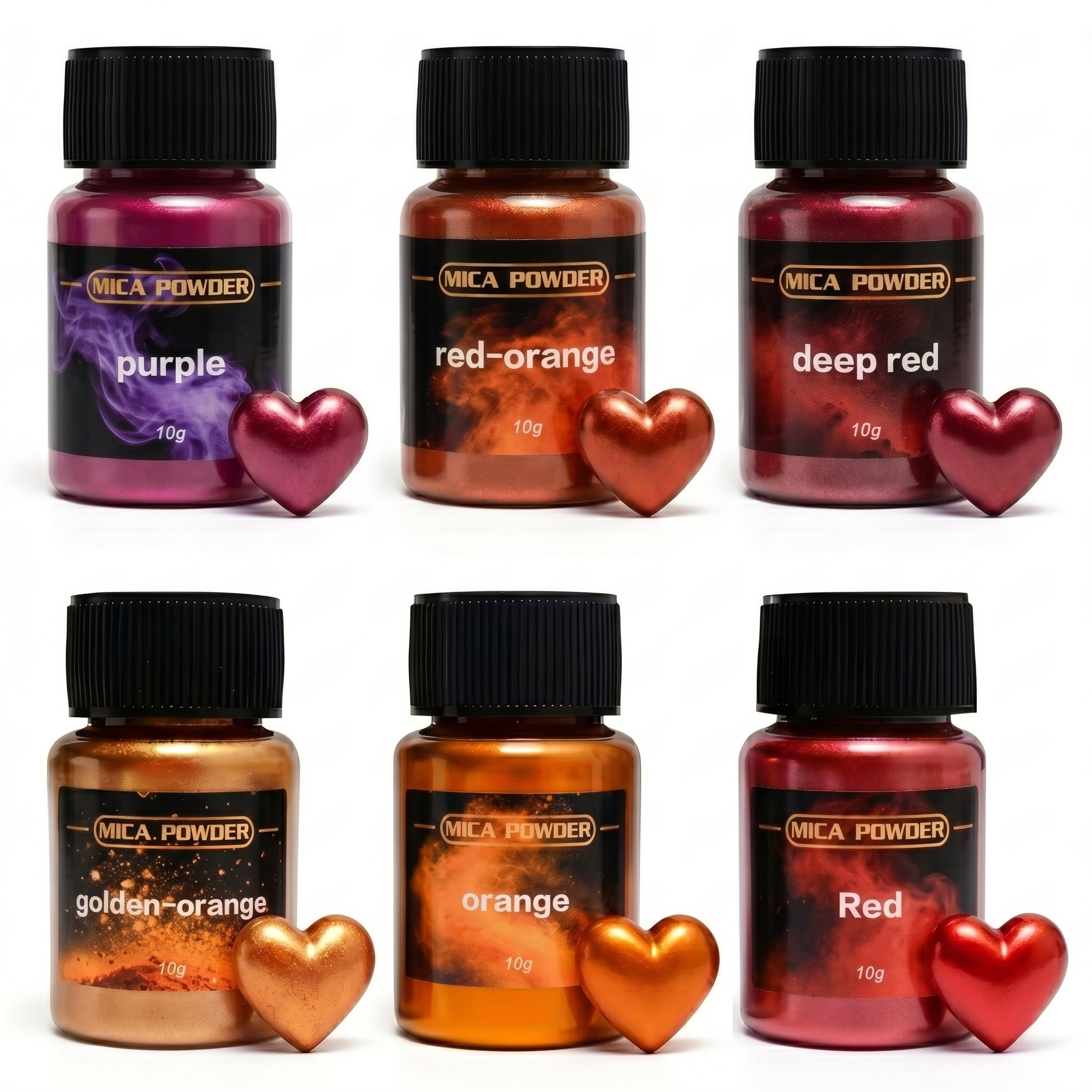 6 colori/set di pigmenti metal - Resin Pigment Set recensione e prezzo