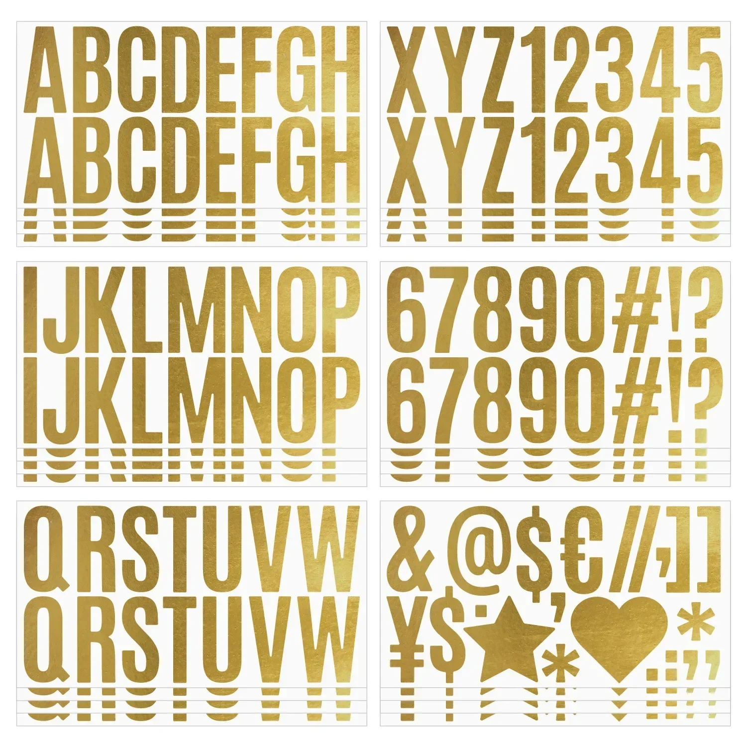 100 pezzi 6 fogli adesivi con  - Gold Foil Flakes recensione e prezzo
