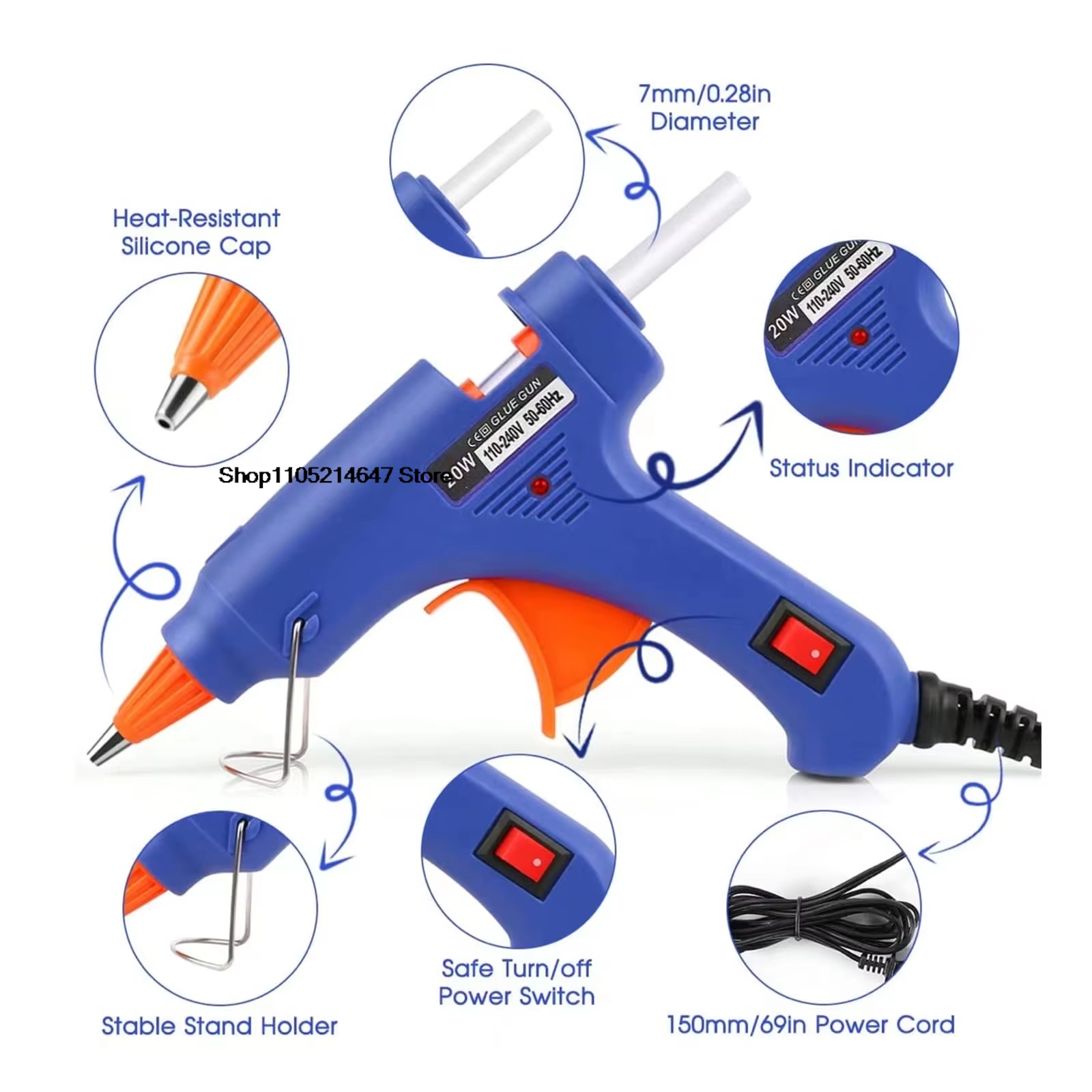 Pistola per colla a caldo Mini - Heat Gun Small recensione e prezzo