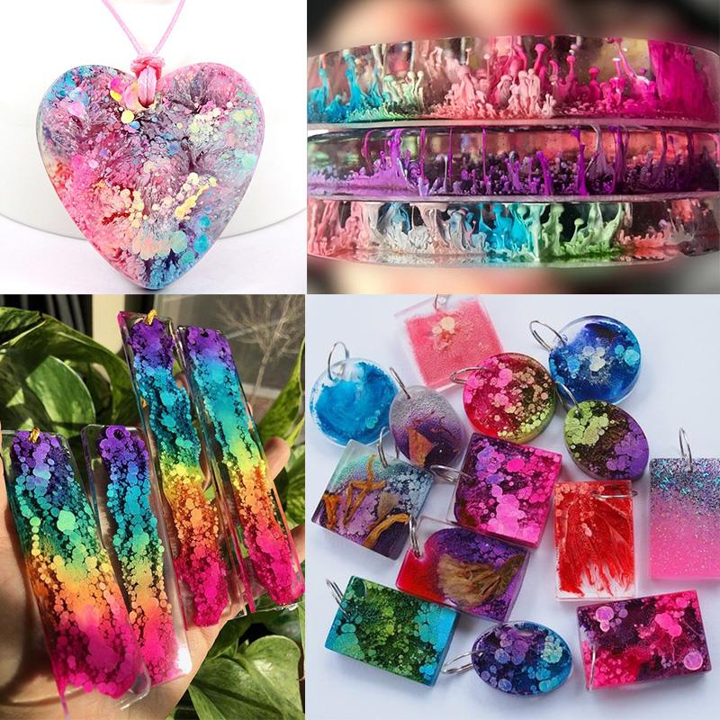 24 colori 10ml inchiostro arti - Resin Dye Alcohol recensione e prezzo