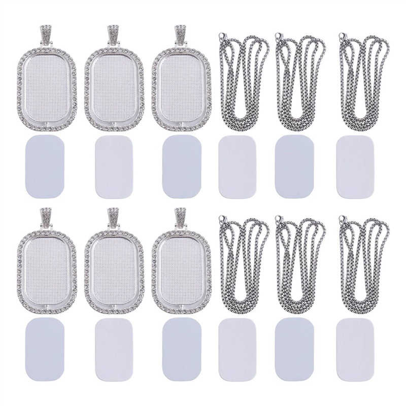 WORTHOWN-48 pezzi Set di ciond - Bezels Set Pendant recensione e prezzo