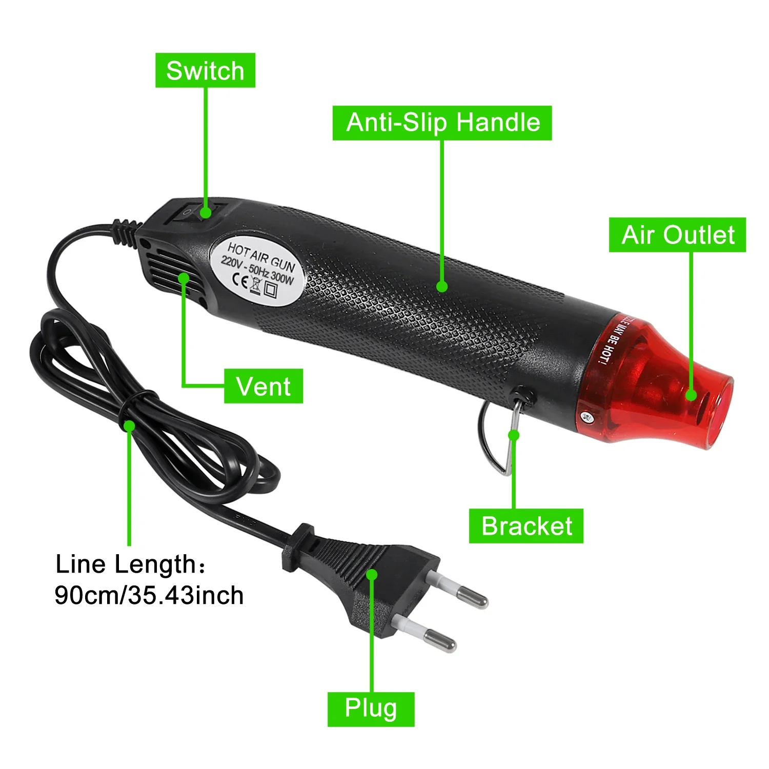 656/1060 pz Tubo Termoretraibi - Heat Gun Small recensione e prezzo