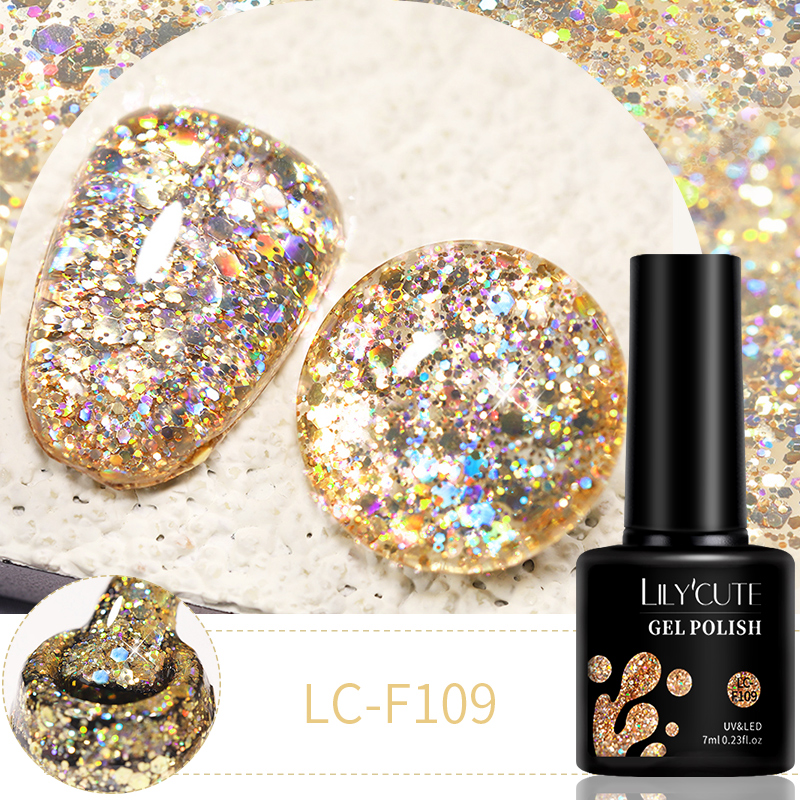 LILYCUTE 7ml 6 pz/set Glitter  - Resin Glitter Pack recensione e prezzo