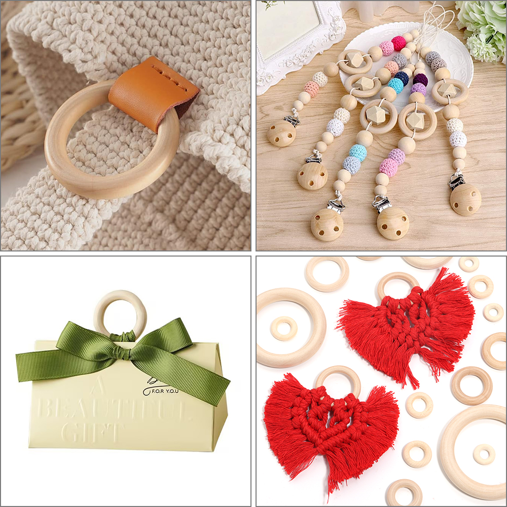 2-10 pezzi/lotto Anelli rotond - Wood Ring Blank recensione e prezzo